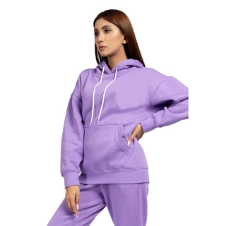 Women Purple Pullover Hoodie
